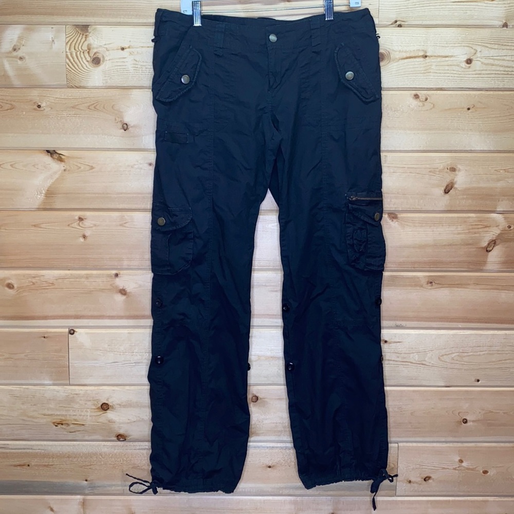 Boston Proper Convertible Cargo Pants/Capris Pants Hiking Active Size 12
